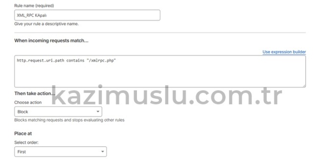 WordPress Brute Force Saldırıları için Cloudflare Kuralları