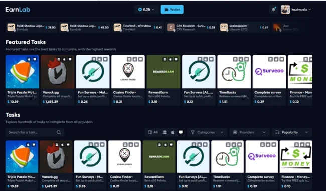 Earnlab ile oyun oynayarak bedava Steam Oyunları ve Para Kazanın